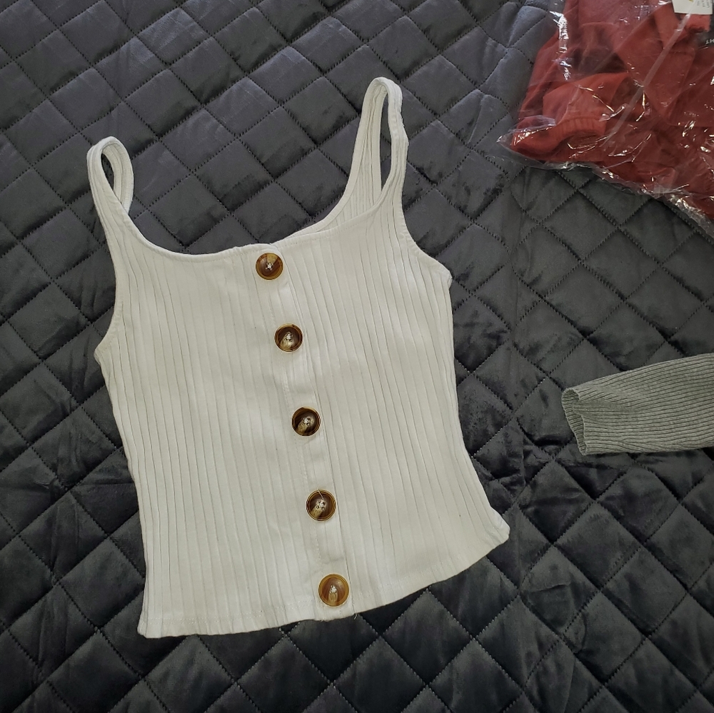 Papaya tank top